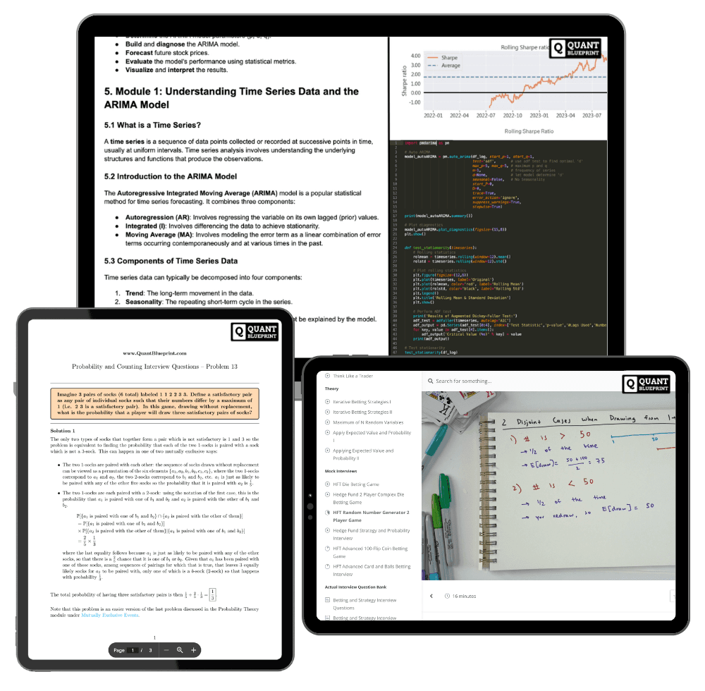 Course curriculum preview